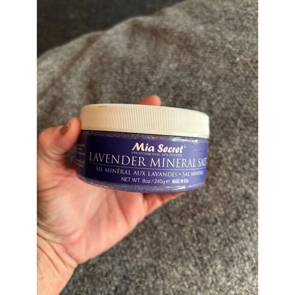 Mia Secret Lavender qty 2 Mineral Salt 8oz For Professional Use Made In USA - Picture 8 of 8